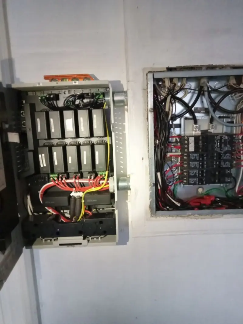 Electrical panel upgrade completed for Carbon Monoxide Detector Installation in Lago Vista
